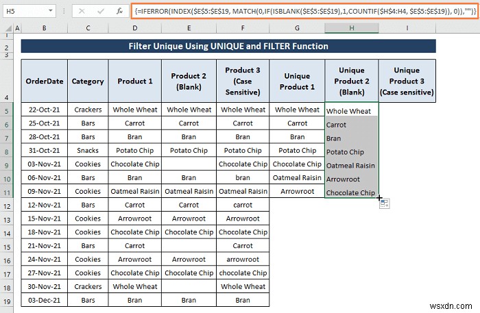 Cách lọc các giá trị duy nhất trong Excel (8 cách dễ dàng)