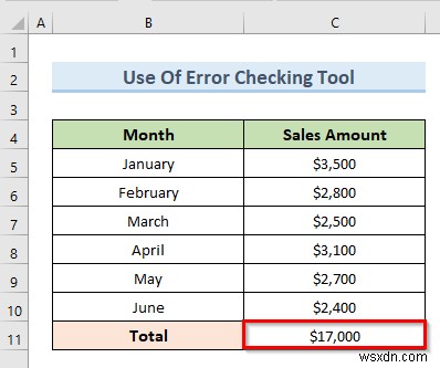 Khắc phục sự cố tham chiếu hình tròn không thể được liệt kê trong Excel (4 cách dễ dàng)