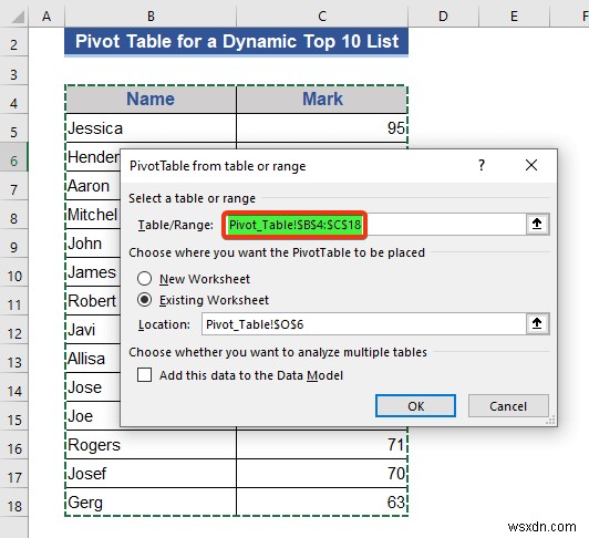 Cách tạo danh sách 10 động hàng đầu trong Excel (8 phương pháp)