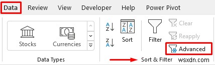 Cách sử dụng bộ lọc nâng cao để loại trừ ô trống trong Excel (3 thủ thuật dễ dàng)