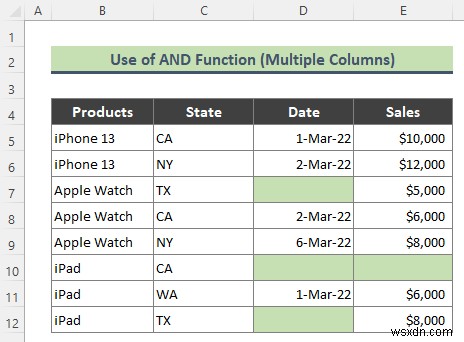 Cách sử dụng bộ lọc nâng cao để loại trừ ô trống trong Excel (3 thủ thuật dễ dàng)