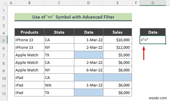 Cách sử dụng bộ lọc nâng cao để loại trừ ô trống trong Excel (3 thủ thuật dễ dàng)