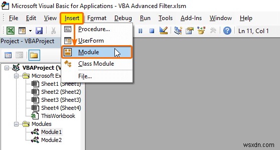 Excel VBA:Bộ lọc nâng cao với nhiều tiêu chí trong một phạm vi (5 phương pháp)