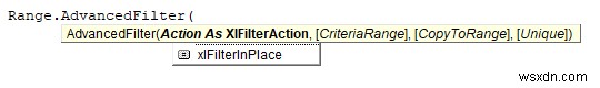 Excel VBA:Bộ lọc nâng cao với nhiều tiêu chí trong một phạm vi (5 phương pháp)