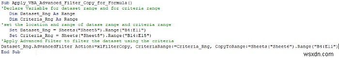 Excel VBA:Bộ lọc nâng cao với nhiều tiêu chí trong một phạm vi (5 phương pháp)