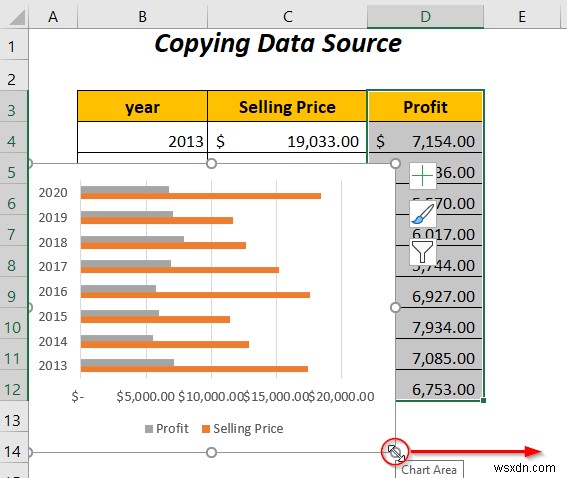 Cách kết hợp hai biểu đồ thanh trong Excel (5 cách)