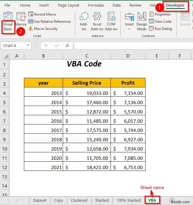Cách kết hợp hai biểu đồ thanh trong Excel (5 cách)