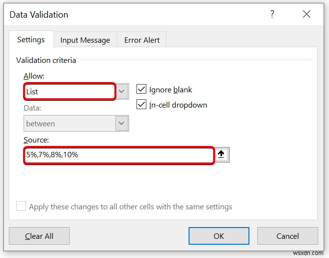 Cách tạo biểu mẫu với danh sách thả xuống trong Excel