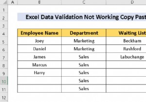 [Đã sửa lỗi] Xác thực dữ liệu không hoạt động để sao chép dán trong Excel