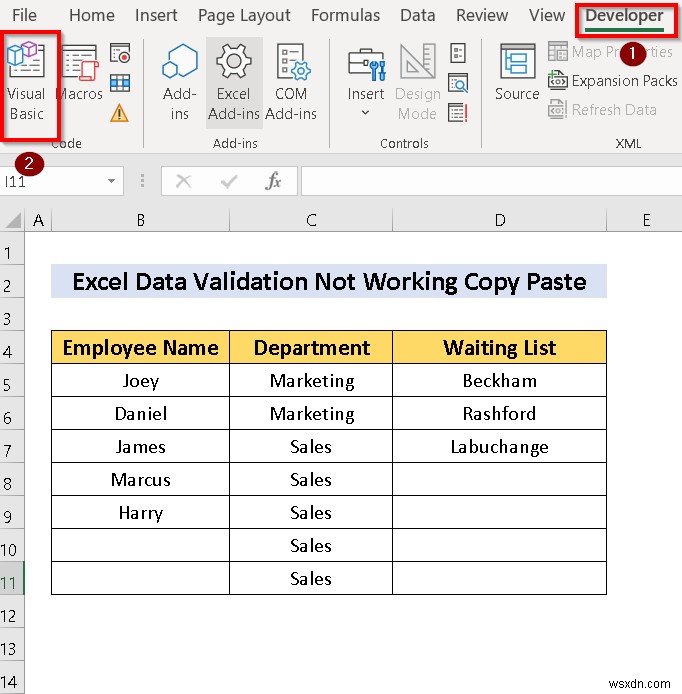 [Đã sửa lỗi] Xác thực dữ liệu không hoạt động để sao chép dán trong Excel