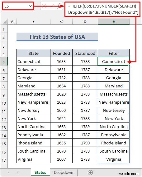 Tạo danh sách thả xuống có thể tìm kiếm trong Excel (2 phương pháp)