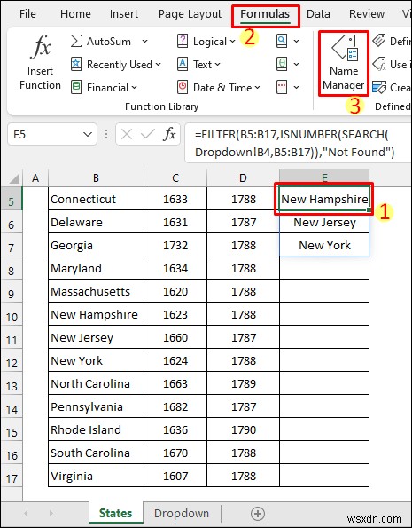 Tạo danh sách thả xuống có thể tìm kiếm trong Excel (2 phương pháp)