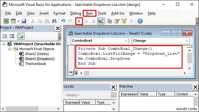 Tạo danh sách thả xuống có thể tìm kiếm trong Excel (2 phương pháp)