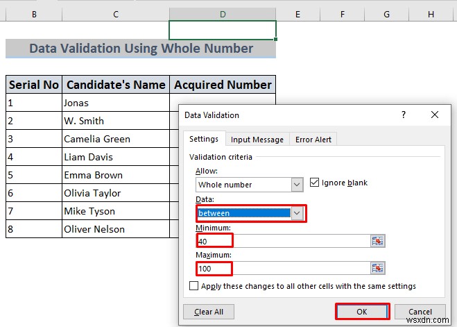 Cách sử dụng xác thực dữ liệu trong Excel với màu (4 cách)