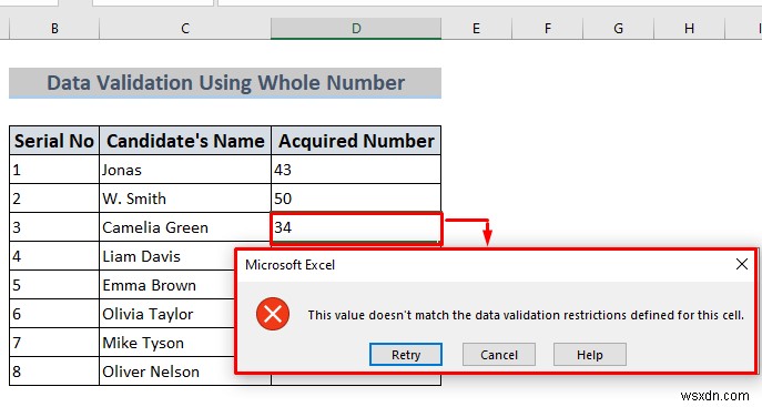 Cách sử dụng xác thực dữ liệu trong Excel với màu (4 cách)