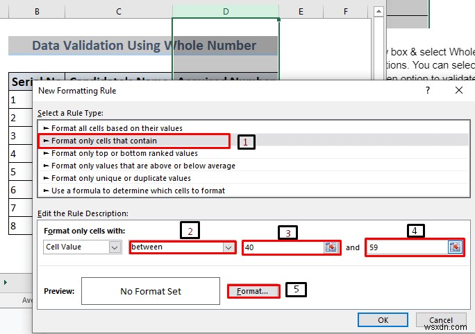 Cách sử dụng xác thực dữ liệu trong Excel với màu (4 cách)