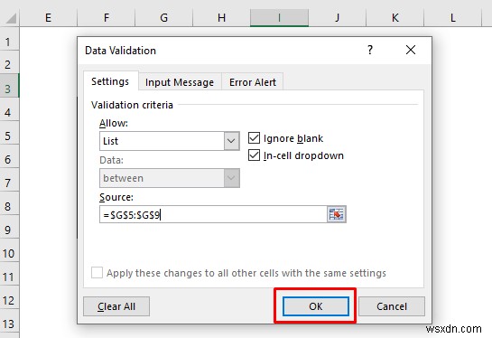 Cách sử dụng xác thực dữ liệu trong Excel với màu (4 cách)