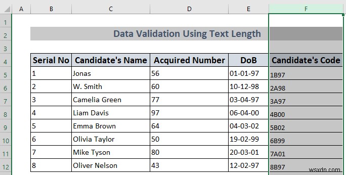 Cách sử dụng xác thực dữ liệu trong Excel với màu (4 cách)