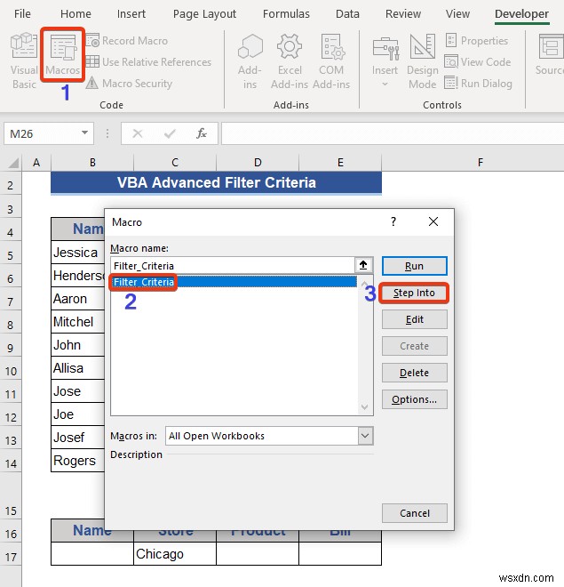 Ví dụ về Excel VBA với tiêu chí bộ lọc nâng cao (6 trường hợp)