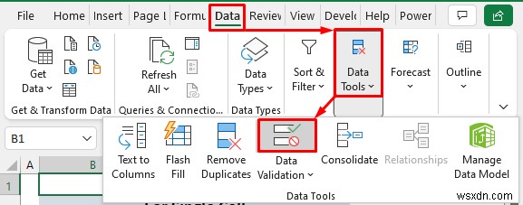 Áp dụng xác thực dữ liệu tùy chỉnh cho nhiều tiêu chí trong Excel (4 ví dụ)