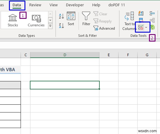 VBA để chọn giá trị từ danh sách thả xuống trong Excel (2 phương pháp)