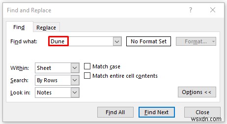 [Đã giải quyết!] CTRL + F Không hoạt động trong Excel (5 bản sửa lỗi)