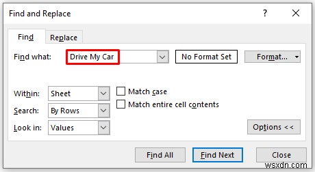 [Đã giải quyết!] CTRL + F Không hoạt động trong Excel (5 bản sửa lỗi)