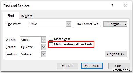 [Đã giải quyết!] CTRL + F Không hoạt động trong Excel (5 bản sửa lỗi)