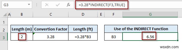 Cách chuyển văn bản thành công thức bằng hàm INDIRECT trong Excel