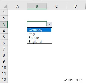 Giá trị duy nhất trong danh sách thả xuống với VBA trong Excel (Hướng dẫn đầy đủ)