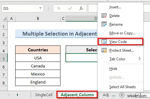 Tạo danh sách thả xuống xác thực dữ liệu với nhiều lựa chọn trong Excel