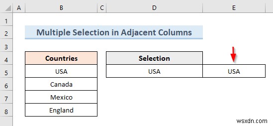 Tạo danh sách thả xuống xác thực dữ liệu với nhiều lựa chọn trong Excel