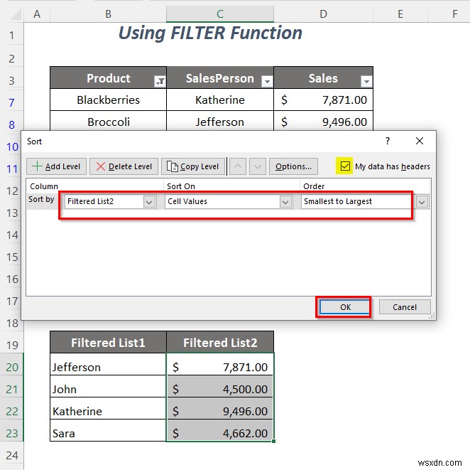 Cách sao chép danh sách thả xuống của bộ lọc trong Excel (5 cách)