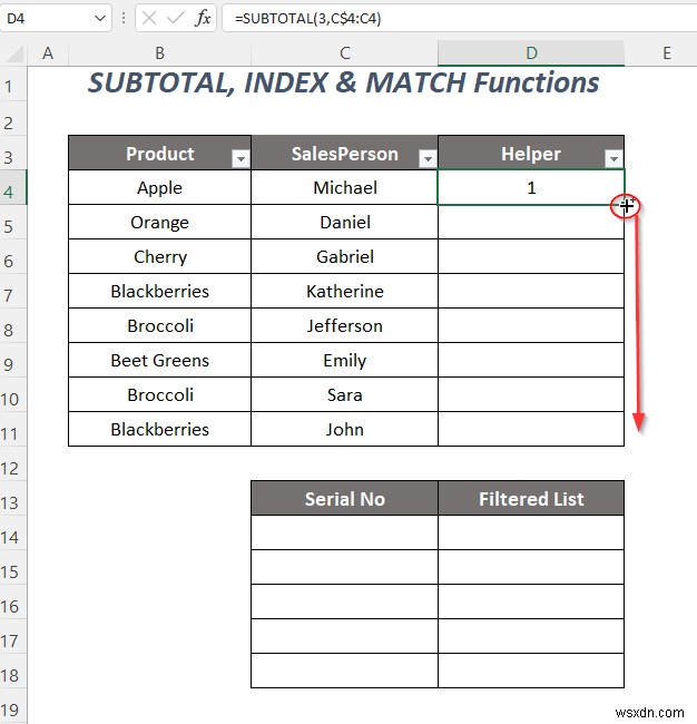 Cách sao chép danh sách thả xuống của bộ lọc trong Excel (5 cách)