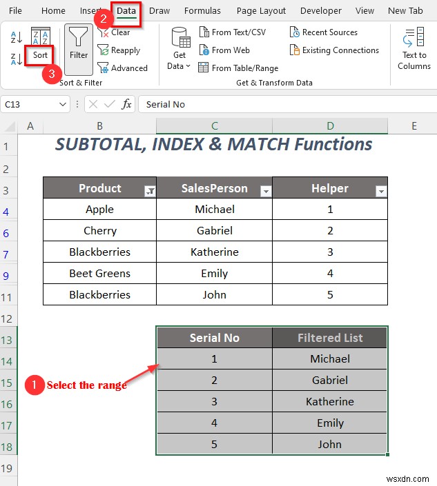 Cách sao chép danh sách thả xuống của bộ lọc trong Excel (5 cách)