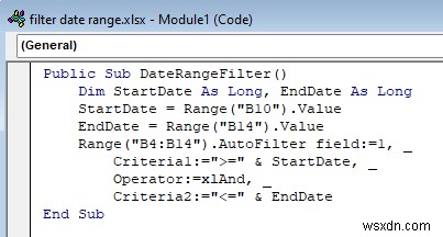 Cách lọc phạm vi ngày trong Excel (5 phương pháp dễ dàng)