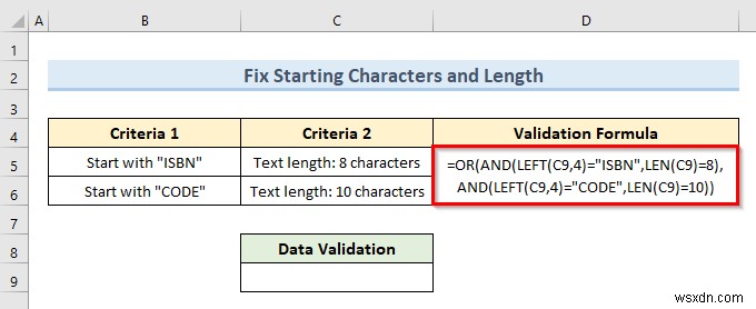 Cách áp dụng nhiều xác thực dữ liệu trong một ô trong Excel (3 Ví dụ)