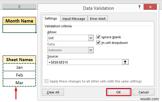 Cách chọn từ thả xuống và kéo dữ liệu từ trang tính khác nhau trong Excel