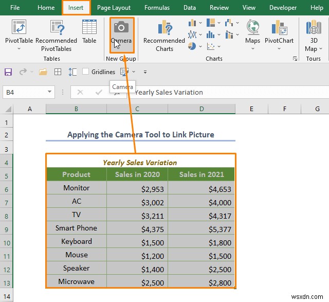 Cách liên kết ảnh với giá trị ô trong Excel (4 phương pháp nhanh)