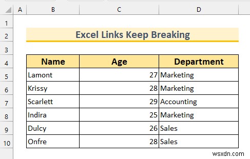 Tại sao các liên kết Excel của tôi tiếp tục bị hỏng? (3 lý do với giải pháp)