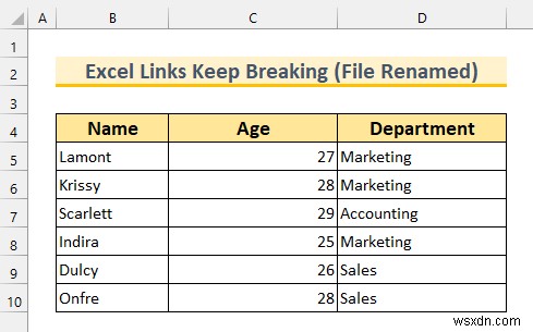 Tại sao các liên kết Excel của tôi tiếp tục bị hỏng? (3 lý do với giải pháp)