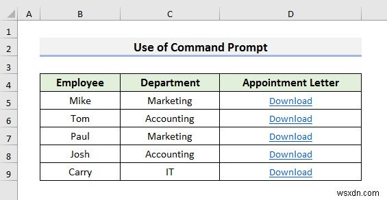 Cách siêu liên kết nhiều tệp PDF trong Excel (3 phương pháp)