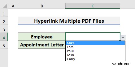 Cách siêu liên kết nhiều tệp PDF trong Excel (3 phương pháp)