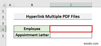 Cách siêu liên kết nhiều tệp PDF trong Excel (3 phương pháp)