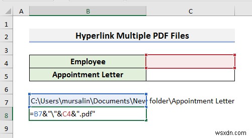 Cách siêu liên kết nhiều tệp PDF trong Excel (3 phương pháp)