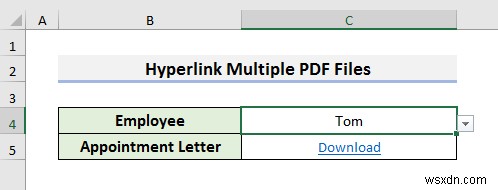 Cách siêu liên kết nhiều tệp PDF trong Excel (3 phương pháp)