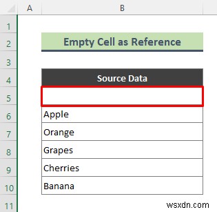 Cách thêm tùy chọn trống vào danh sách thả xuống trong Excel (2 phương pháp)