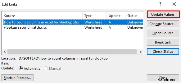 [Đã sửa!] ‘Sổ làm việc này chứa các liên kết đến các nguồn dữ liệu khác’ Lỗi trong Excel