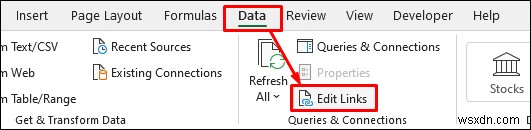 [Khắc phục]:Cập nhật liên kết tự động trong Excel đã bị vô hiệu hóa