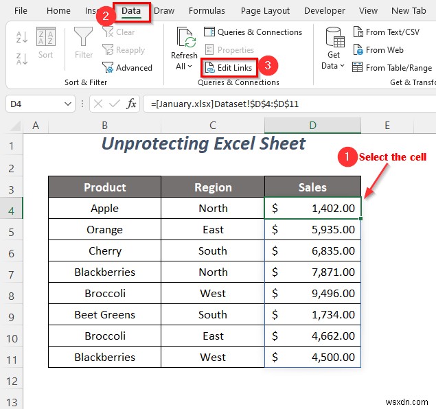 [Khắc phục]:Liên kết chỉnh sửa Excel Thay đổi nguồn không hoạt động